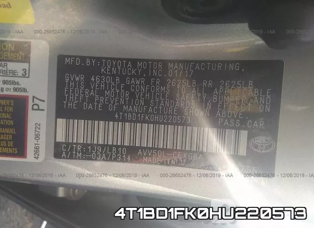 4T1BD1FK0HU220573 фото 10