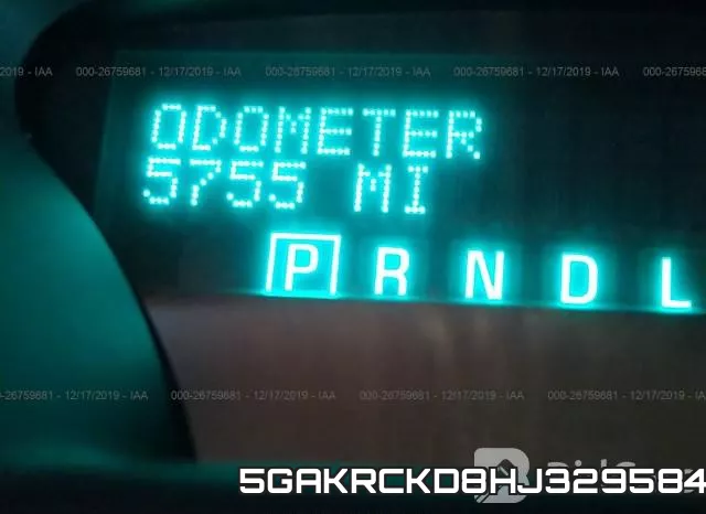 5GAKRCKD8HJ329584 фото 8