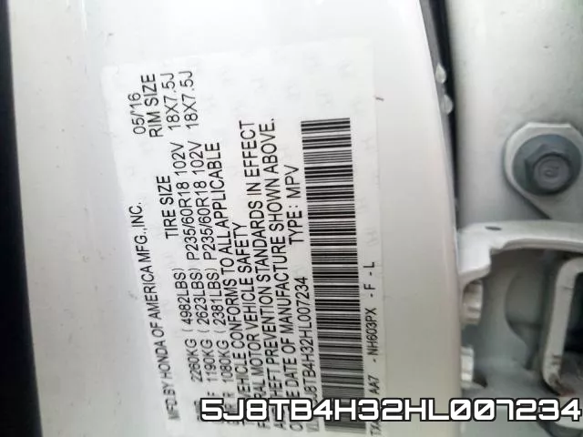 5J8TB4H32HL007234 фото 2