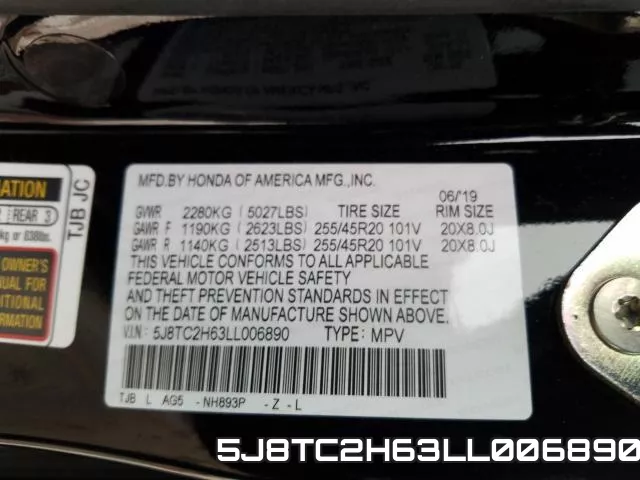 5J8TC2H63LL006890 фото 2