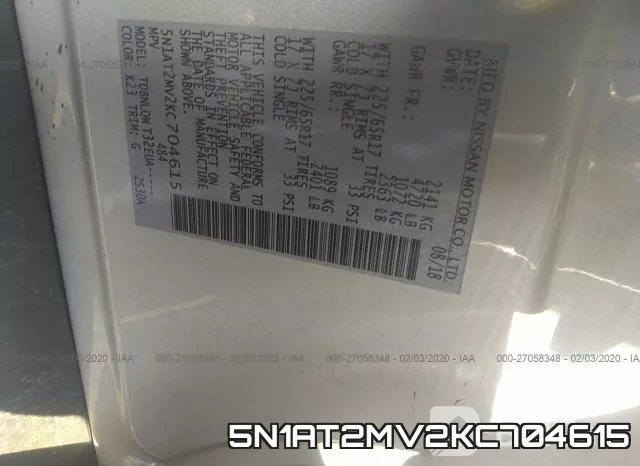 5N1AT2MV2KC704615 фото 10