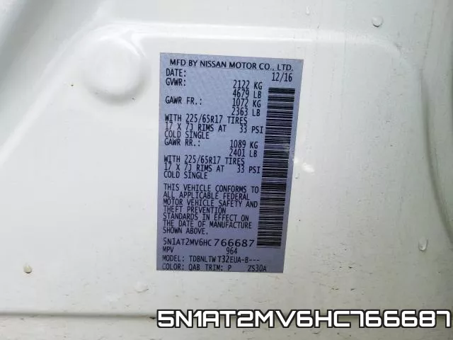5N1AT2MV6HC766687 фото 2