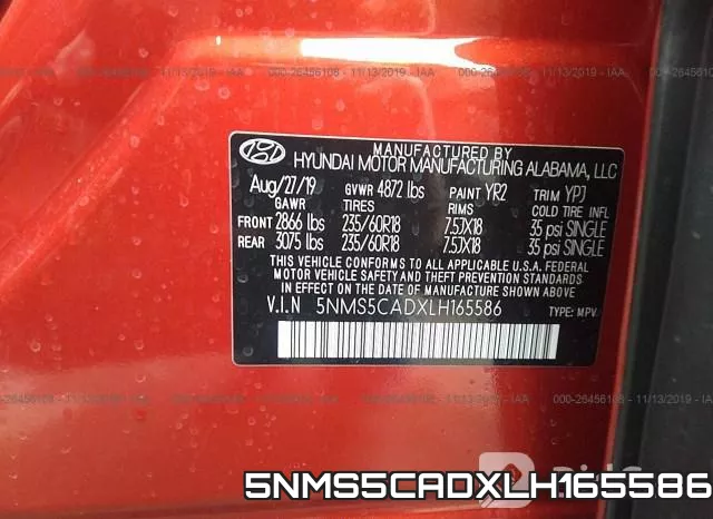 5NMS5CADXLH165586 фото 10