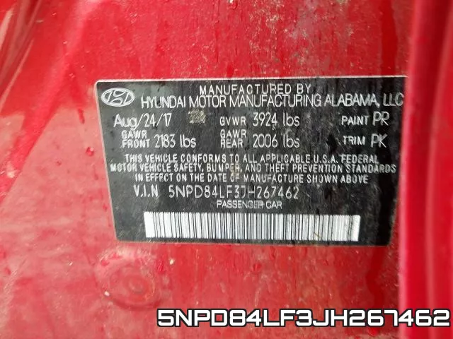 5NPD84LF3JH267462 фото 2