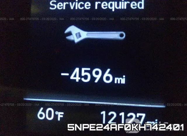 5NPE24AF0KH742401 фото 8