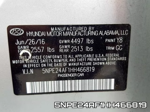 5NPE24AF1HH466819 фото 2