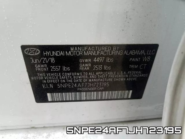 5NPE24AF7JH723195 фото 2