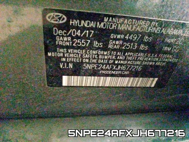 5NPE24AFXJH677216 фото 2