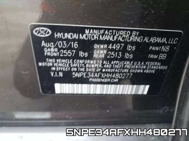 5NPE34AFXHH480277 фото 2
