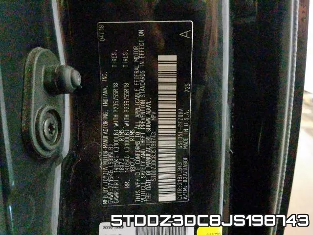 5TDDZ3DC8JS198743 фото 2