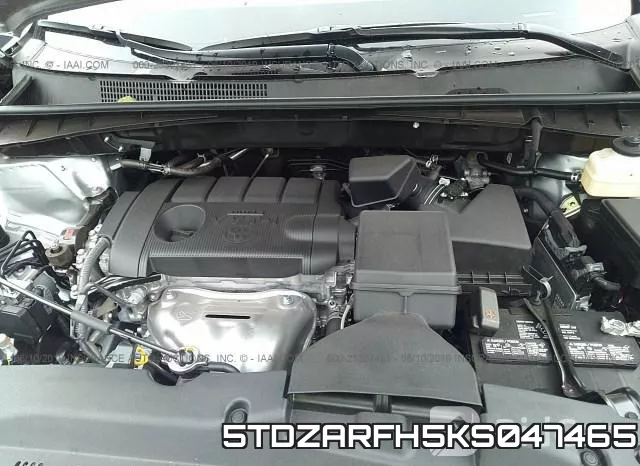 5TDZARFH5KS047465 фото 2