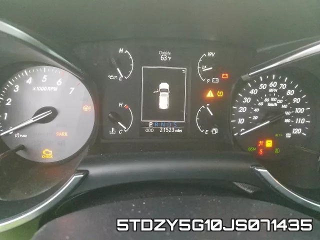 5TDZY5G10JS071435 фото 9