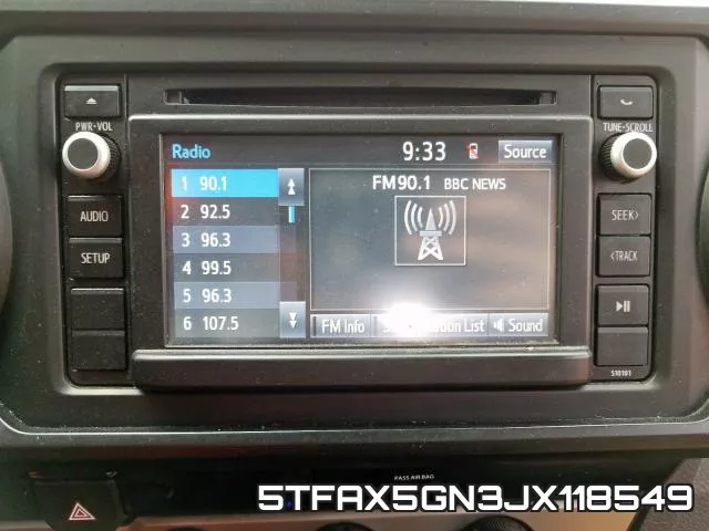 5TFAX5GN3JX118549 фото 10