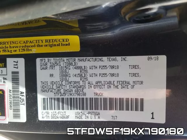 5TFDW5F19KX790180 фото 2