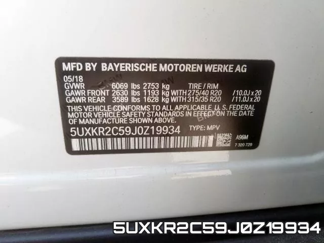 5UXKR2C59J0Z19934 фото 2