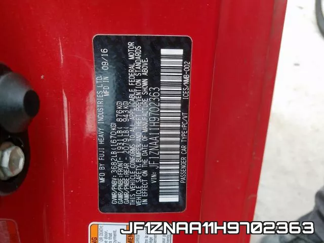 JF1ZNAA11H9702363 фото 2