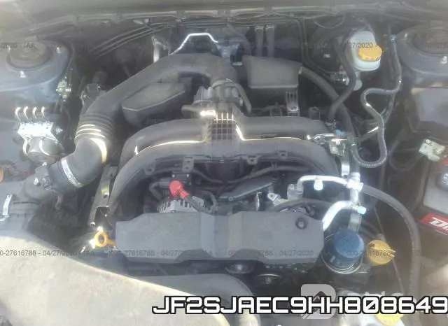 JF2SJAEC9HH808649 фото 2