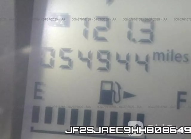JF2SJAEC9HH808649 фото 8