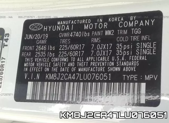 KM8J2CA47LU076051 фото 10