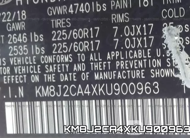 KM8J2CA4XKU900963 фото 10