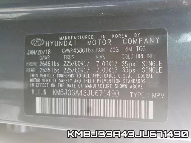 KM8J33A43JU671490 фото 2
