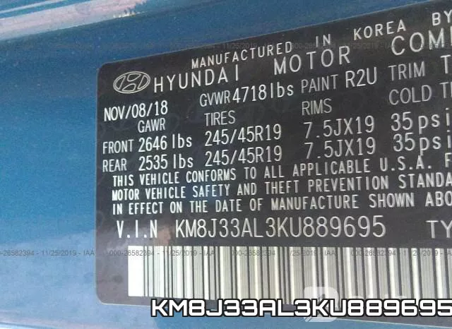 KM8J33AL3KU889695 фото 10