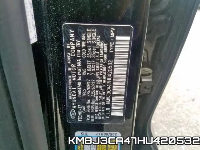 KM8J3CA47HU420532 фото 2