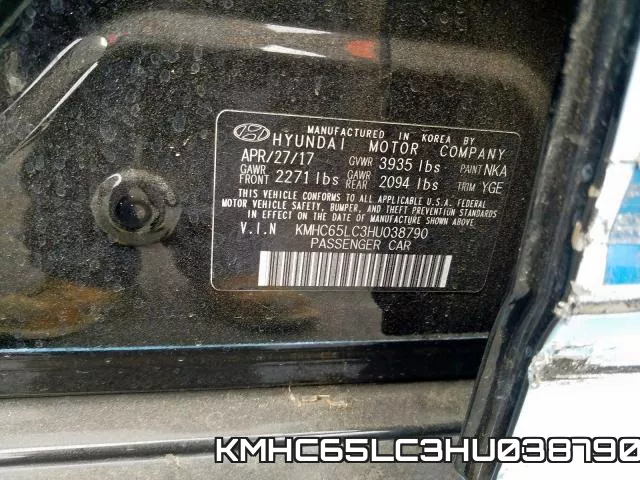 KMHC65LC3HU038790 фото 2