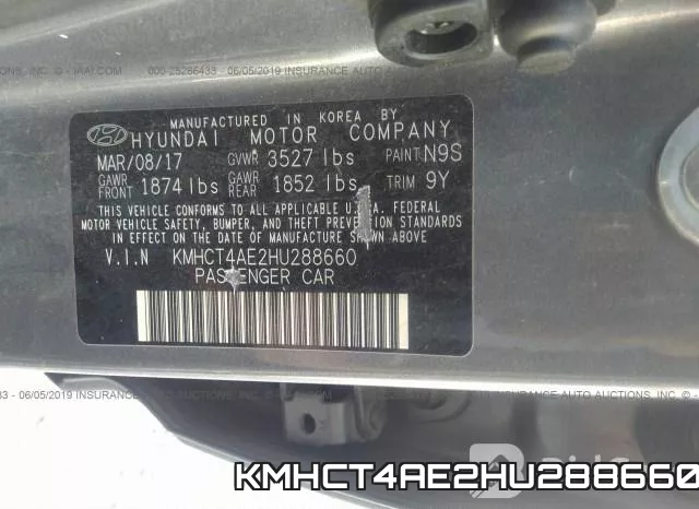 KMHCT4AE2HU288660 фото 10