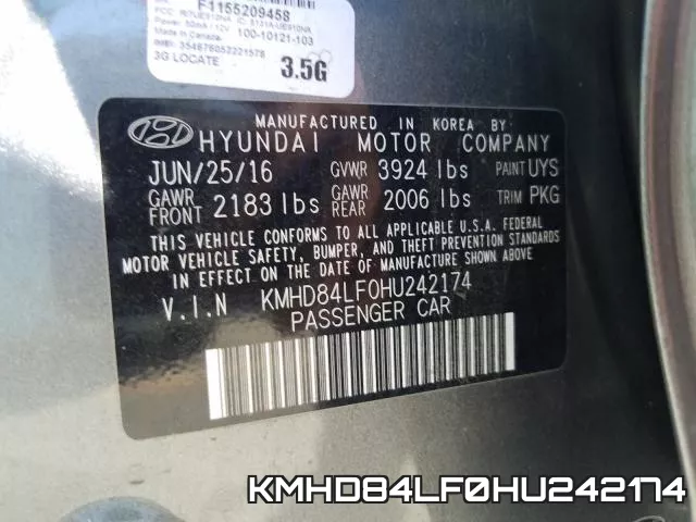 KMHD84LF0HU242174 фото 2