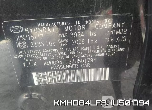 KMHD84LF3JU501794 фото 10
