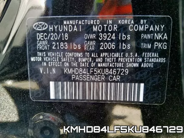 KMHD84LF5KU846729 фото 2