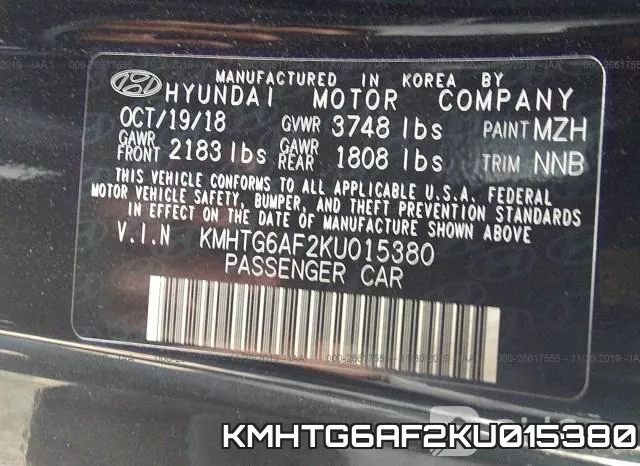 KMHTG6AF2KU015380 фото 10