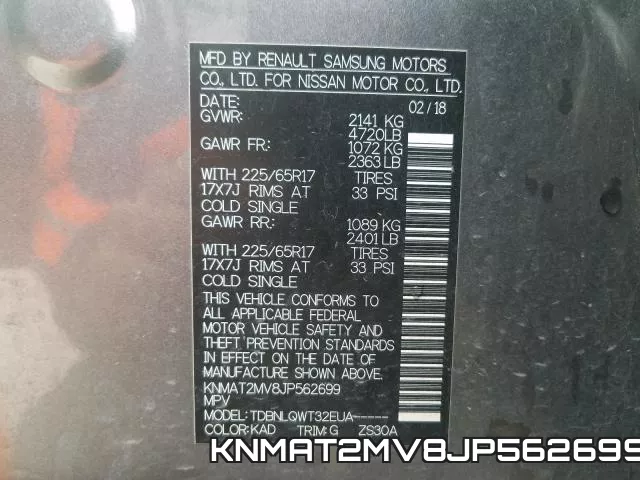 KNMAT2MV8JP562699 фото 2
