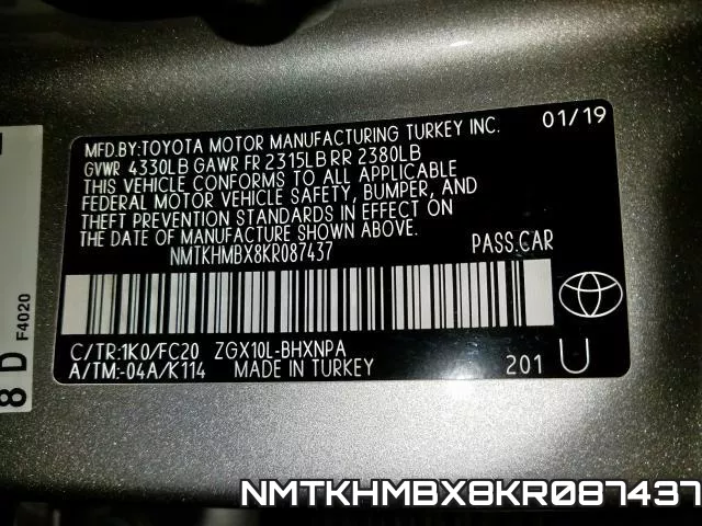 NMTKHMBX8KR087437 фото 2