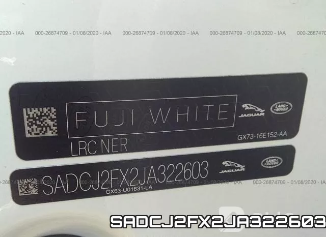 SADCJ2FX2JA322603 фото 10
