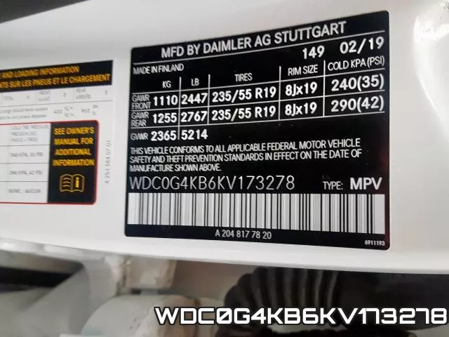 WDC0G4KB6KV173278 фото 2