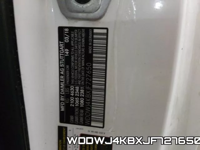 WDDWJ4KBXJF727650 фото 2