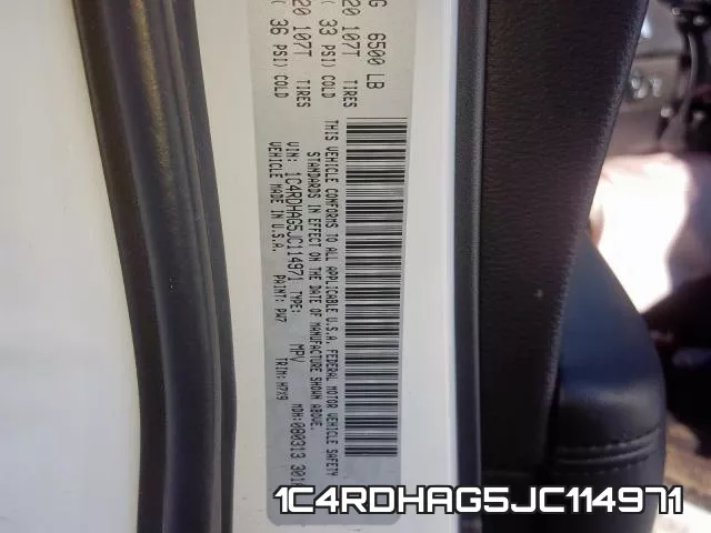 1C4RDHAG5JC114971 фото 2