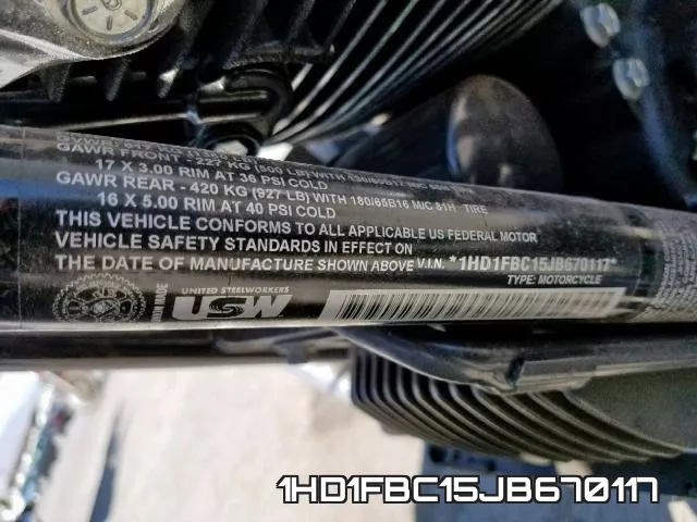 1HD1FBC15JB670117 фото 2