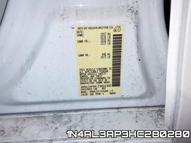 1N4AL3AP3HC280280 фото 2