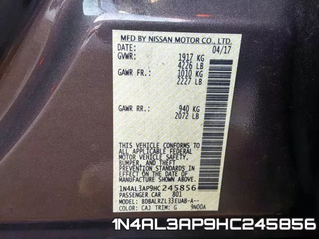 1N4AL3AP9HC245856 фото 2