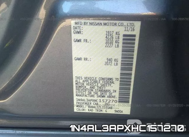 1N4AL3APXHC157270 фото 10