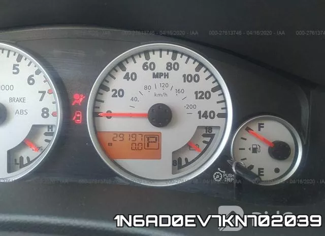 1N6AD0EV7KN702039 фото 8