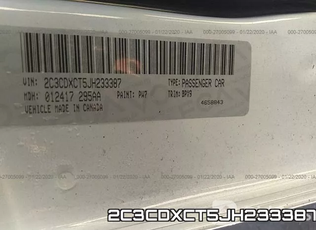2C3CDXCT5JH233387 фото 10