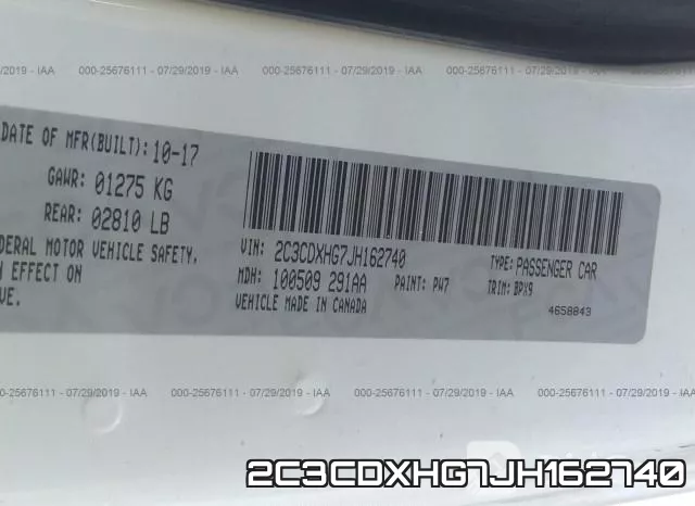 2C3CDXHG7JH162740 фото 10