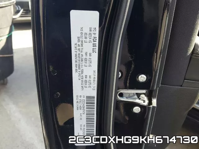 2C3CDXHG9KH674730 фото 2
