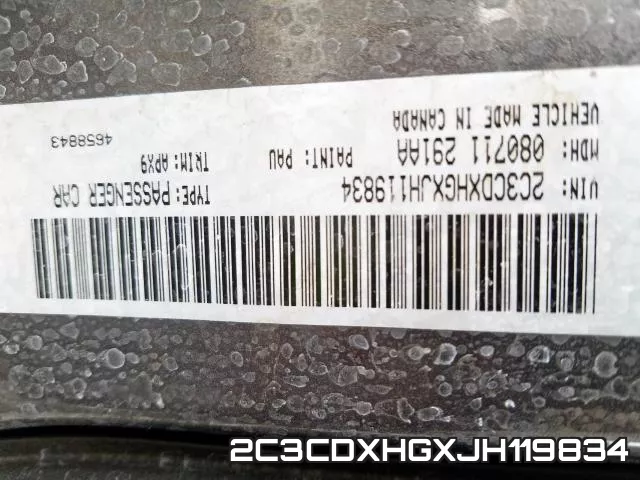 2C3CDXHGXJH119834 фото 2