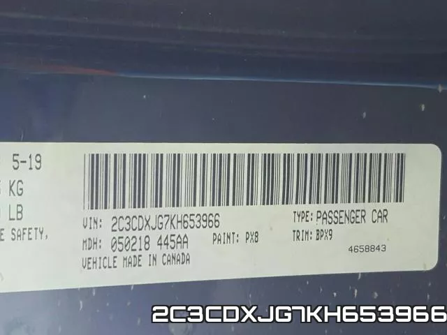 2C3CDXJG7KH653966 фото 2