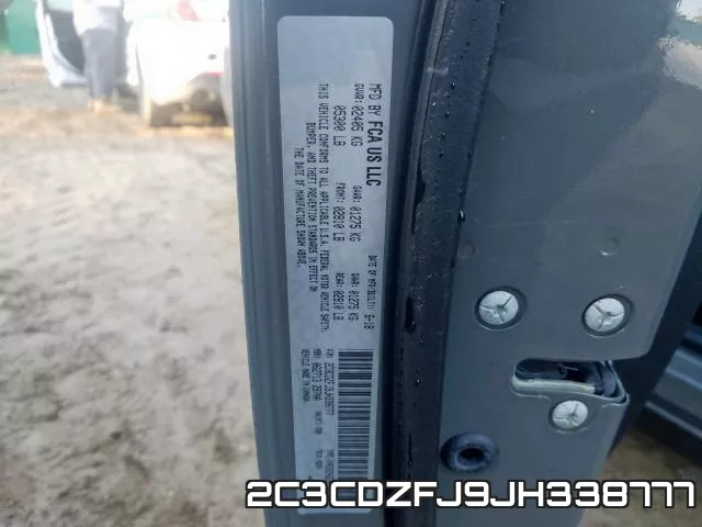 2C3CDZFJ9JH338777 фото 2